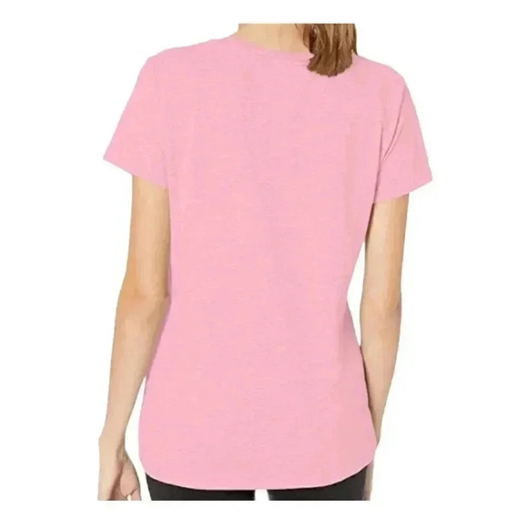 Soffe Junior's 4.3 oz Soft Spun Tee, Neon Pink, Sm - Picture 2 of 2
